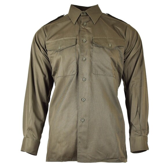 Austria Military combat long sleeve shirt Green NEW Genuine Austrian army shirt