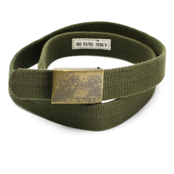 canvas military belt