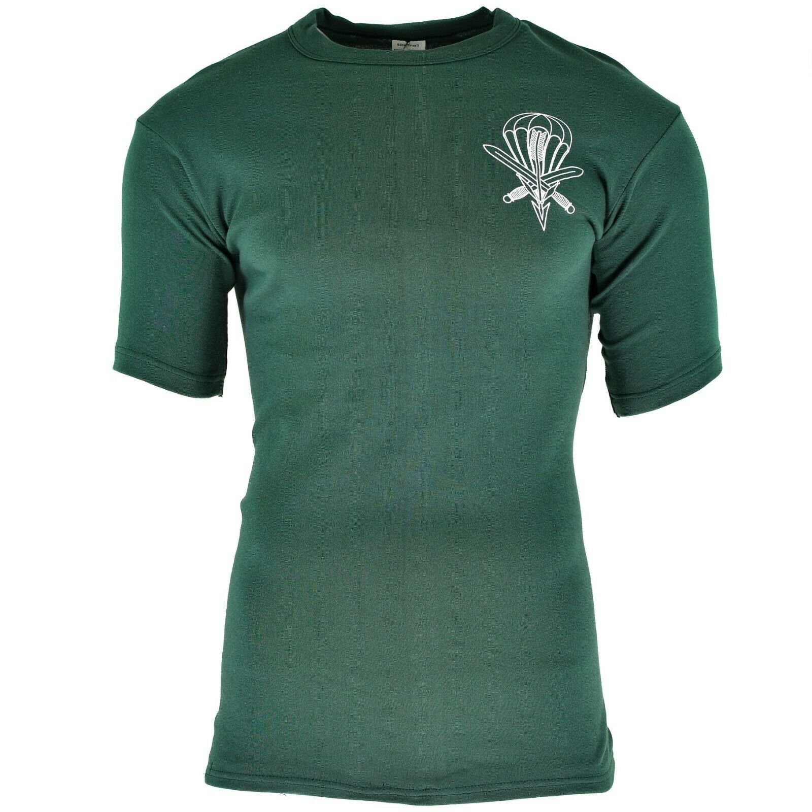 Original British army T-shirt airborne green shirt Cotton short sleeves military NEW