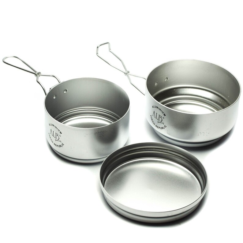 FRENCH ARMY ALUMINIUM MUG FOLDING HANDLE MESS TIN CANTEEN CUP CAMPING MILITARY