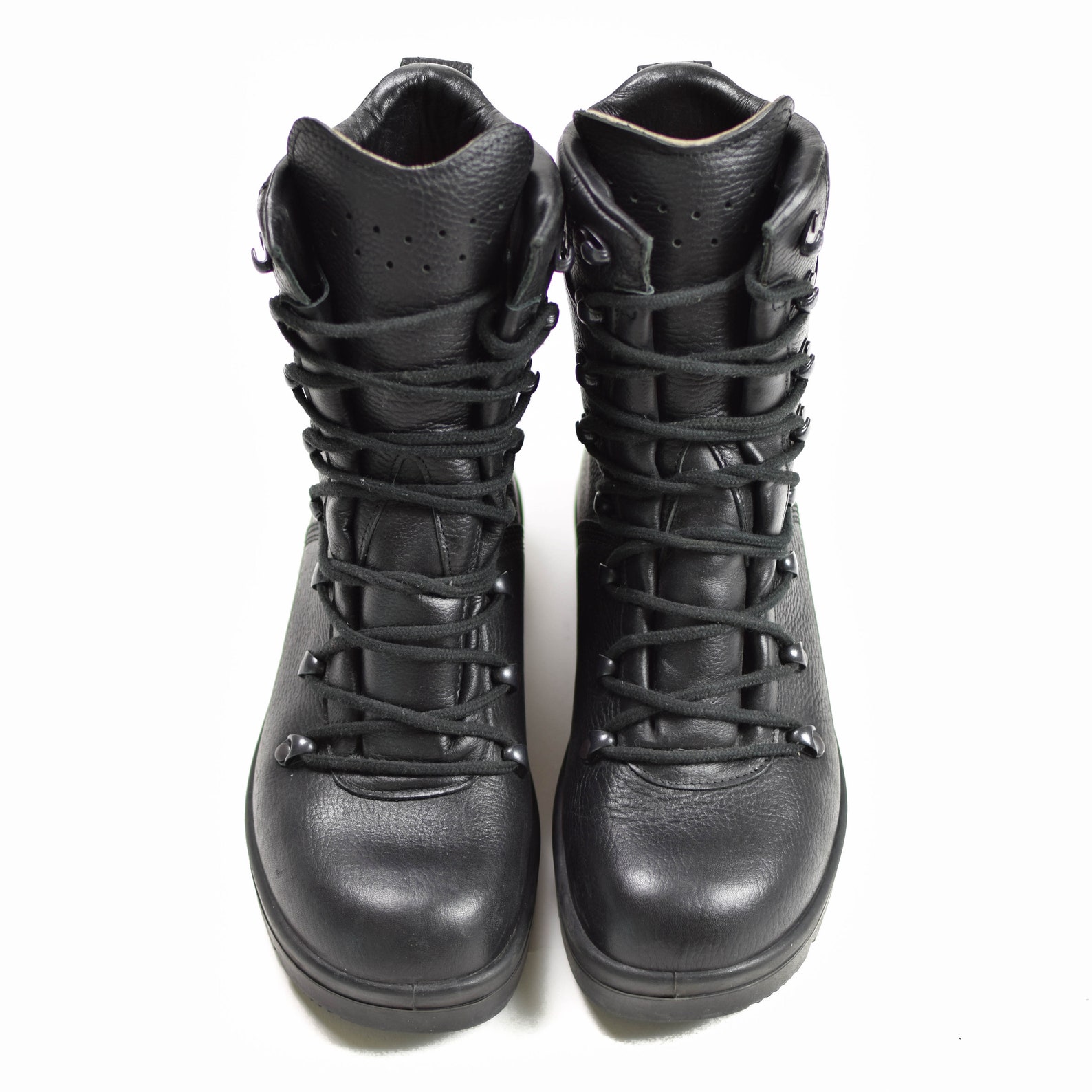 Original German Army Boots Black Leather Field BDU Combat BW - Etsy