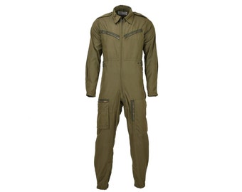 Original Austrian Army coverall green Nomex fire resistant jumpsuits overall