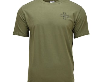 Original Ukrainian Military T-Shirt Armed Forces Emblem Tryzub Short Sleeve