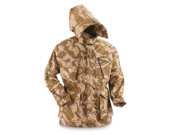 Original British army military combat Desert jacket parka smock windproof NEW