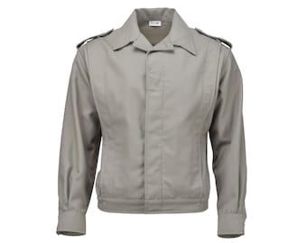 Genuine French Military jacket blouse ike shirt gray vintage surplus blouson NEW