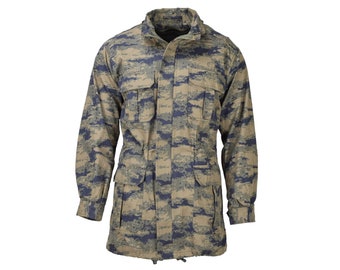 Original Turkish military digital camo parka with liner durable ripstop tactical
