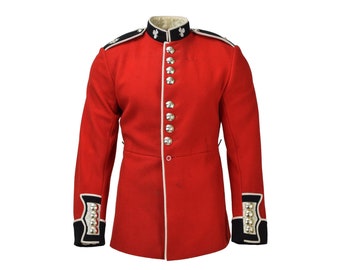 Genuine British army jacket uniform tunic red dress scarlet irish guards cavalry
