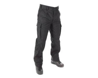 Genuine German army issue Moleskin pants field combat BW Black trousers NEW