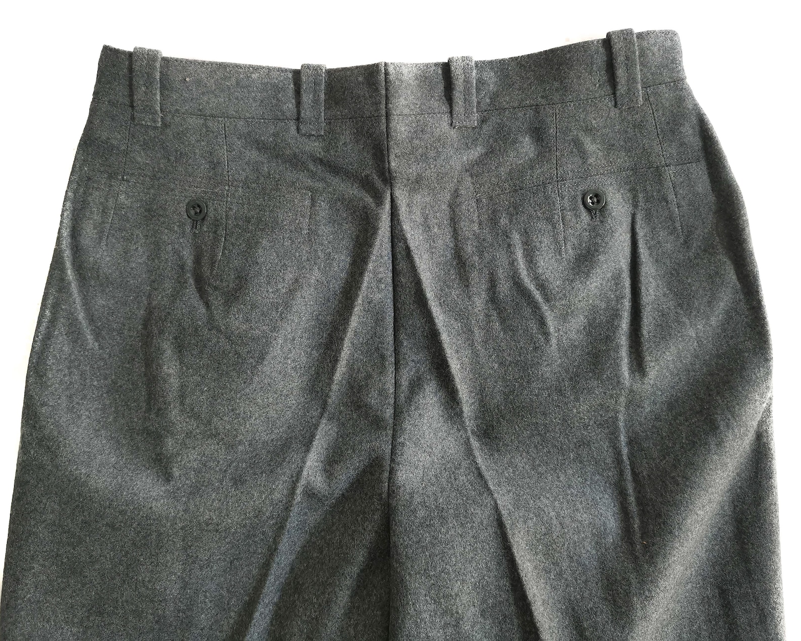 Original Swiss army wool pants military surplus field trousers Etsy