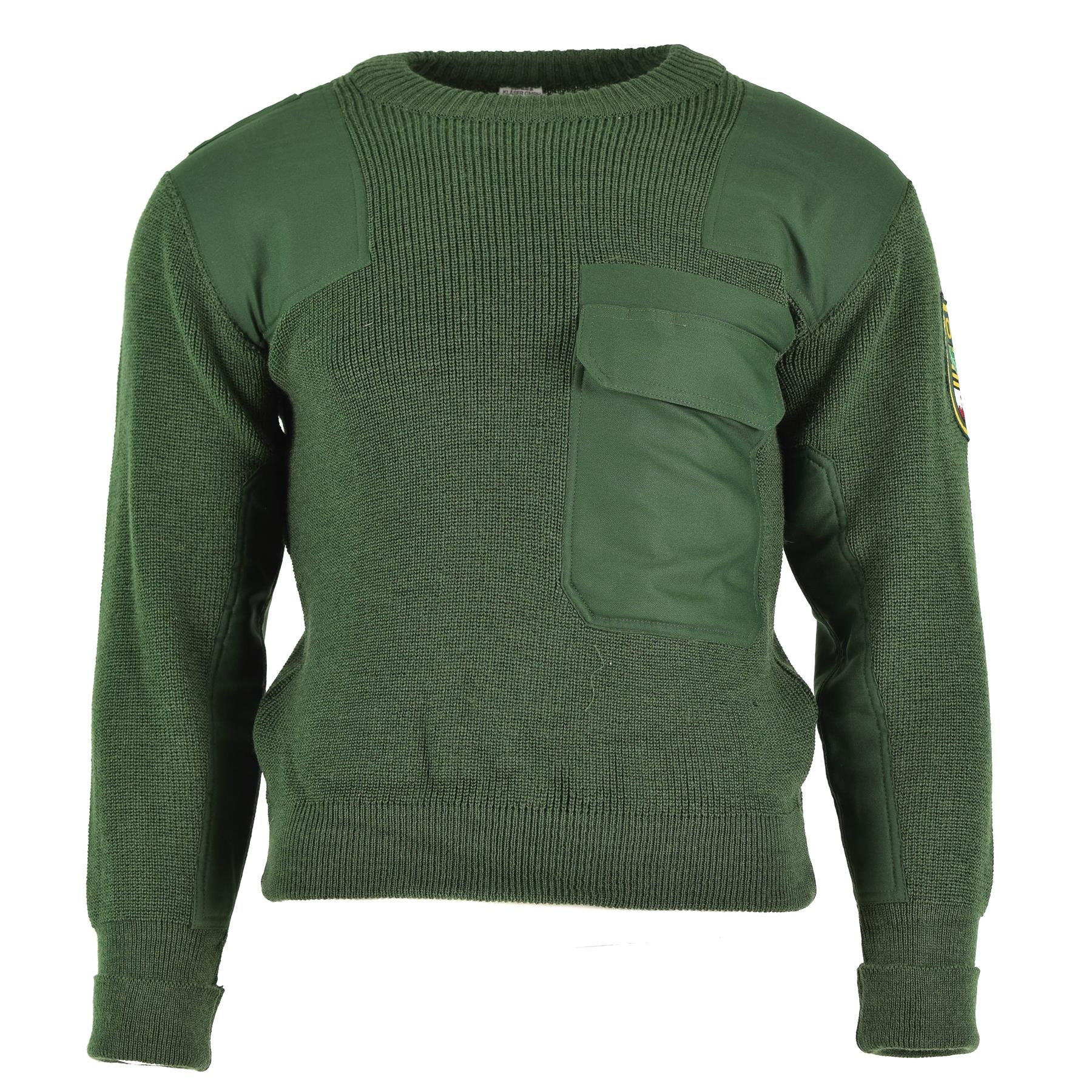 Genuine German army troops sweater green pullover military issue BDU ...
