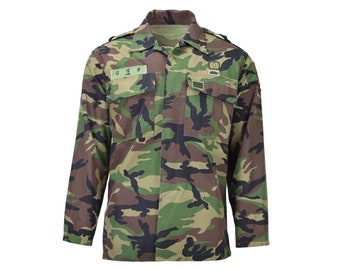 Original South Korean military tactical shirts M90 woodland camo combat field