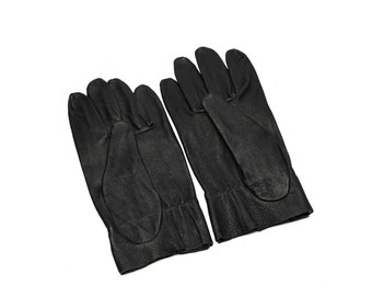 Original Czech army combat leather gloves. Genuine black leather NEW size XL - XXL