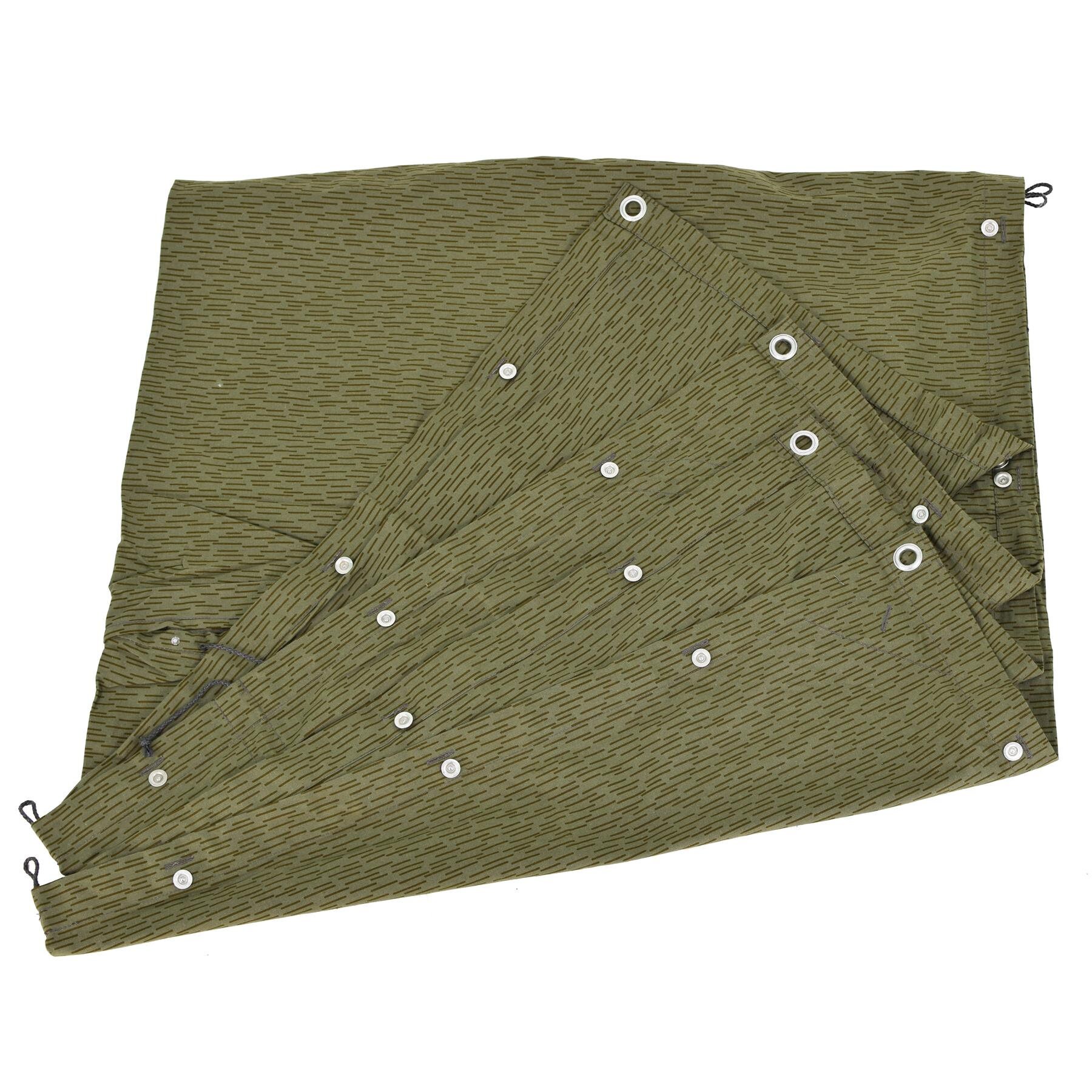 Original East Germany NVA Shelter Half Raindrop Pattern Original East Germany NVA Shelter Half Raindrop Pattern