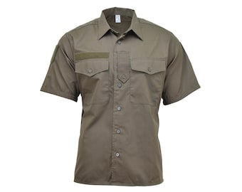 Original Austrian army shirt M65 lightweight combat Short sleeve Olive BDU NEW