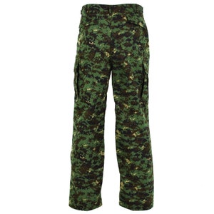 Genuine Guinea Bissau Army Pants Ripstop Digital Jungle Camouflage ...