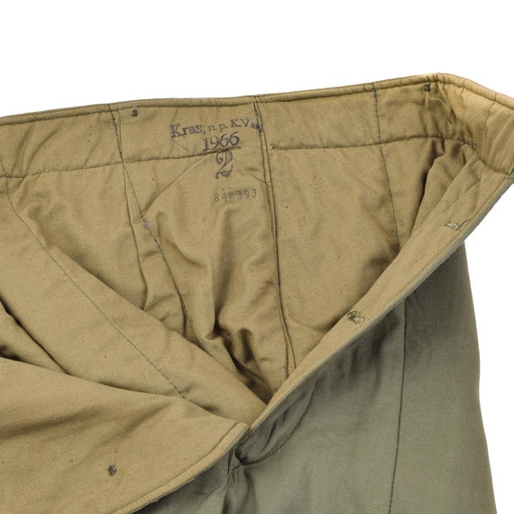 Original Czech army Liner pants M60 Lining thermal tr… Gem