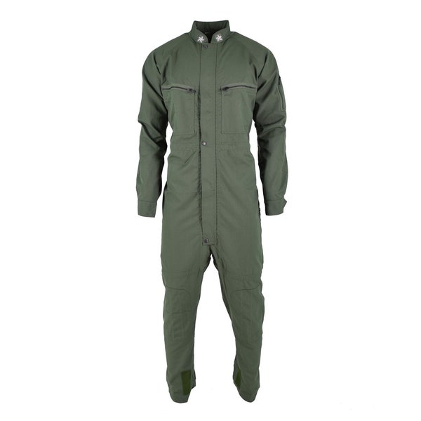 Genuine Italian army coverall flight suit military green jumpsuit aramid boilersuit NEW