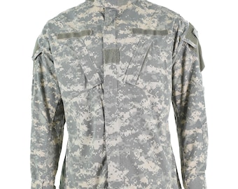 Genuine US army troops field jacket BDU digital ACU camo shirts military issue