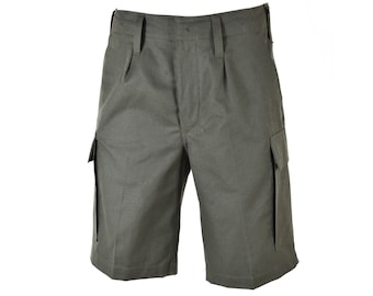 Genuine German army issue MOLESKIN shorts OD Durable cargo mens summer olive NEW