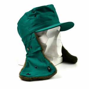 Genuine Austrian Army Military Winter Cap Austria hat NEW Green