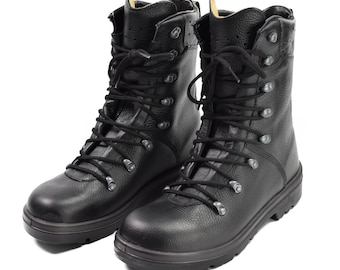 Original Germany army boots black leather field BDU combat BW military issue NEW
