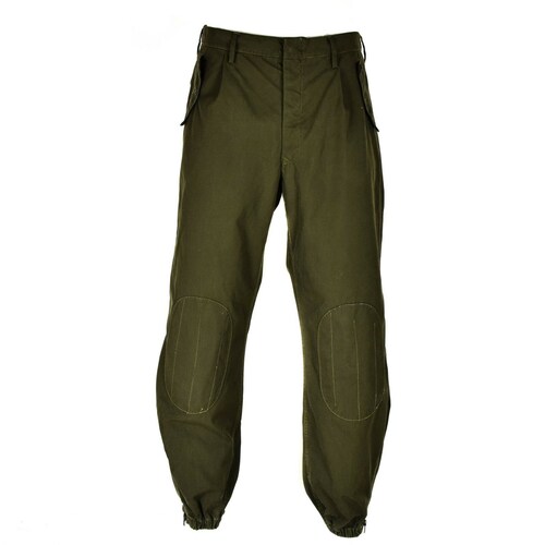 Genuine Romanian army wool field trousers combat pants Khaki OD Green Romania
