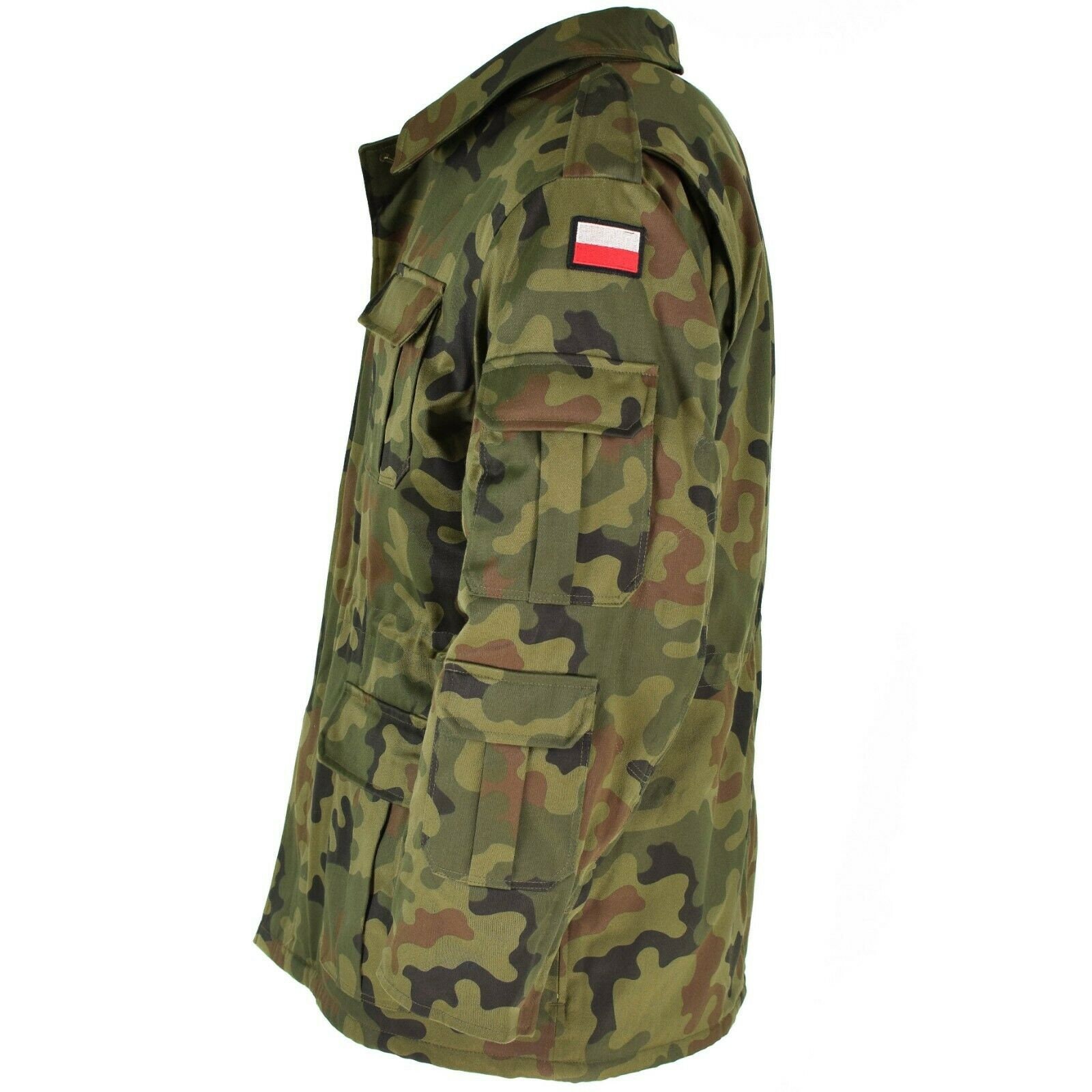 Men Genuine Polish army olive green panther camo jacket parka military BDU NEW Men's Clothing