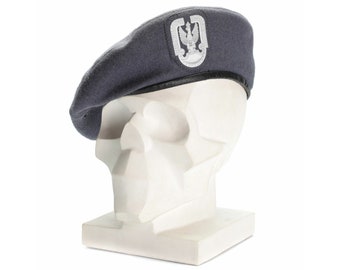 Genuine Polish military army Paratrooper's Beret grey Polish air forces