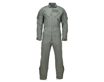 Genuine British military fire resistant coverall Nomex aircrew elasticated Olive