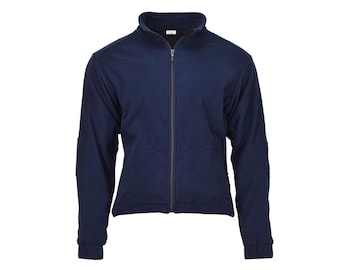Genuine German Army police blue fleece jacket warm sweater cold weather NEW