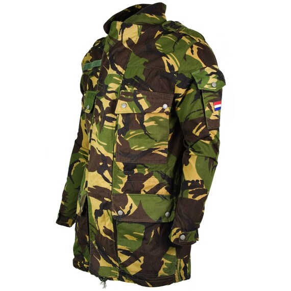Original Dutch army jacket M65 military parka wit… - image 3