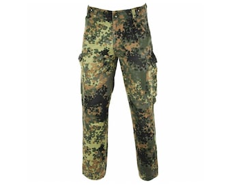 Original German army issue flecktarn camo pants field combat military trousers Grade B