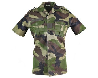 Original French army woodland camo CCE shirt fleece