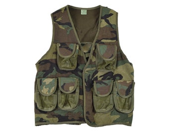 Original Nato tactical vest woodland camouflage multi pockets field army NEW