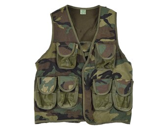 Original Nato tactical vest woodland camouflage multi pockets field army NEW