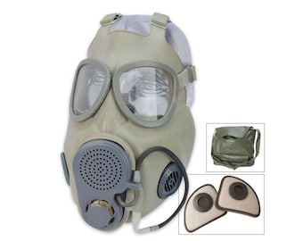 Czech, East german Troops M-10 Gas Mask. New full set M10 CZ w drinking system collectible NEW Halloween costume decor