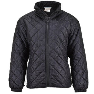 Genuine German Army jacket liner cold weather quilted windproof black