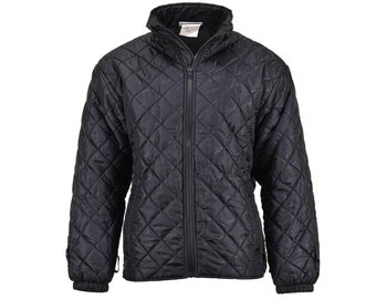 Genuine German Army jacket liner cold weather quilted windproof black