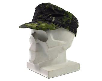 Genuine Danish Army field cap Military M84 Flecktarn Camouflage jungle summer hat