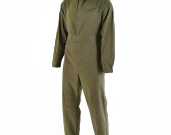 Original British Military Suit Coverall Mechanics Jumpsuit Coveralls Olive Green