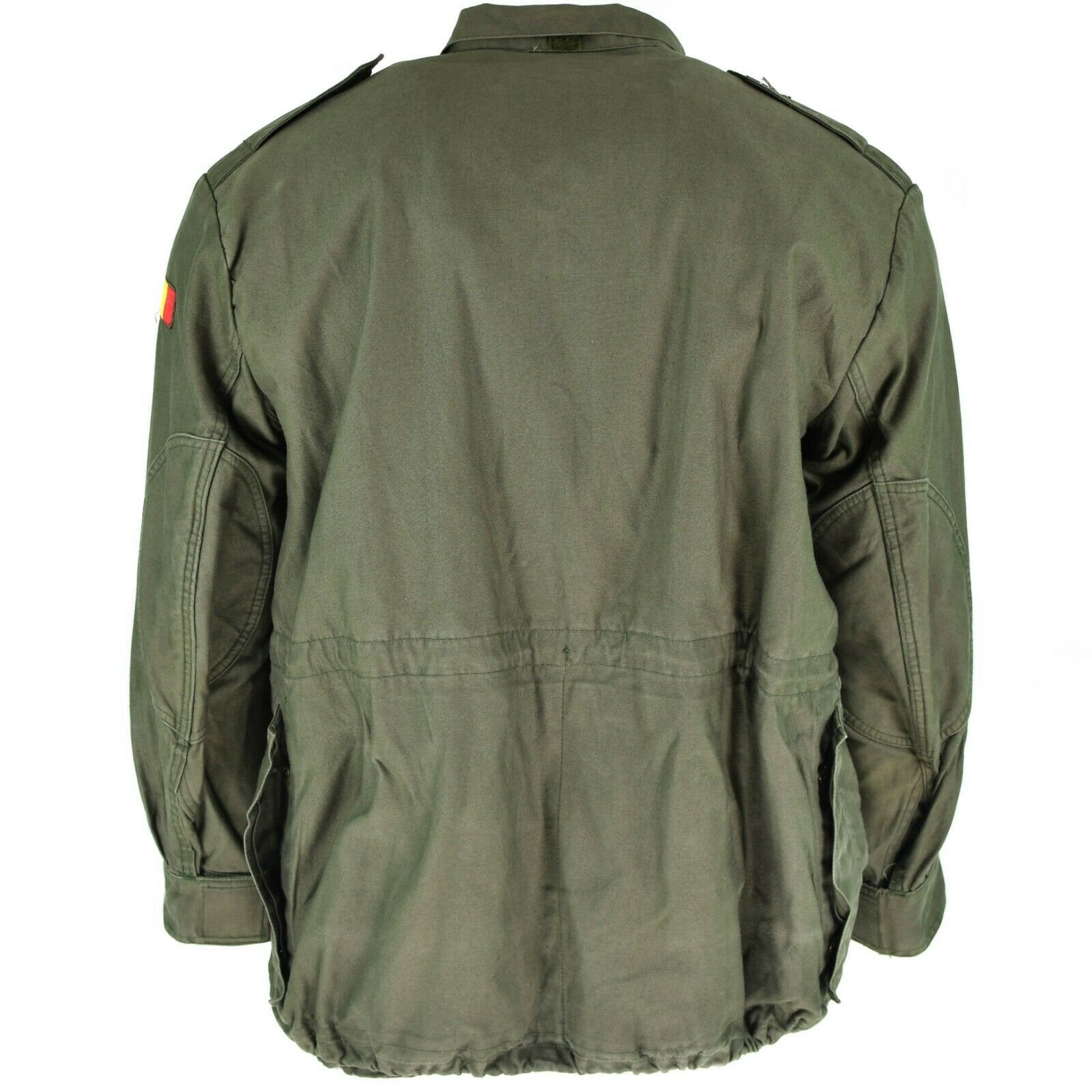 Genuine Belgian Army Field Cotton Military - Water Parka OD Jacket Etsy Resistant Israel M64 Olive