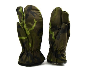 Original Czech army winter mittens 95 gloves. Czech military Trigger mittens
