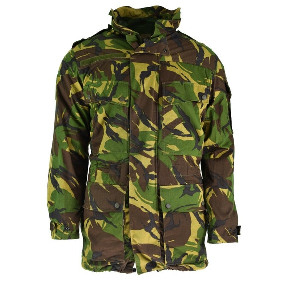 Dutch Army Parka Coat Jacket Camo Combat Military Tough Dpm Woodland Camouflage Clothing