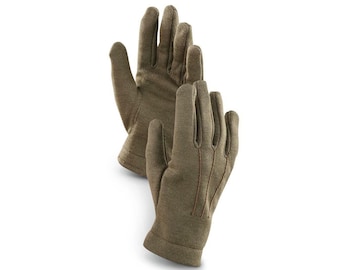 Original Italian army military gloves wool. Winter Italian gloves New