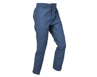 Original British Royal Air Force trousers waterproof blue RAF wet weather pants