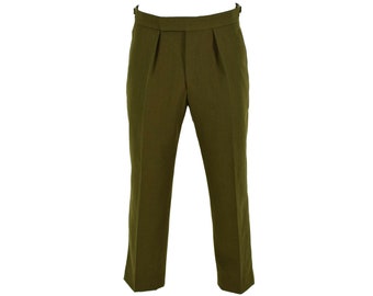 Original British army official uniform pants OD parade trousers military issue