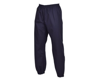 Genuine Netherlands army rain pants Gore-Tex waterproof outdoor wet trouser Blue