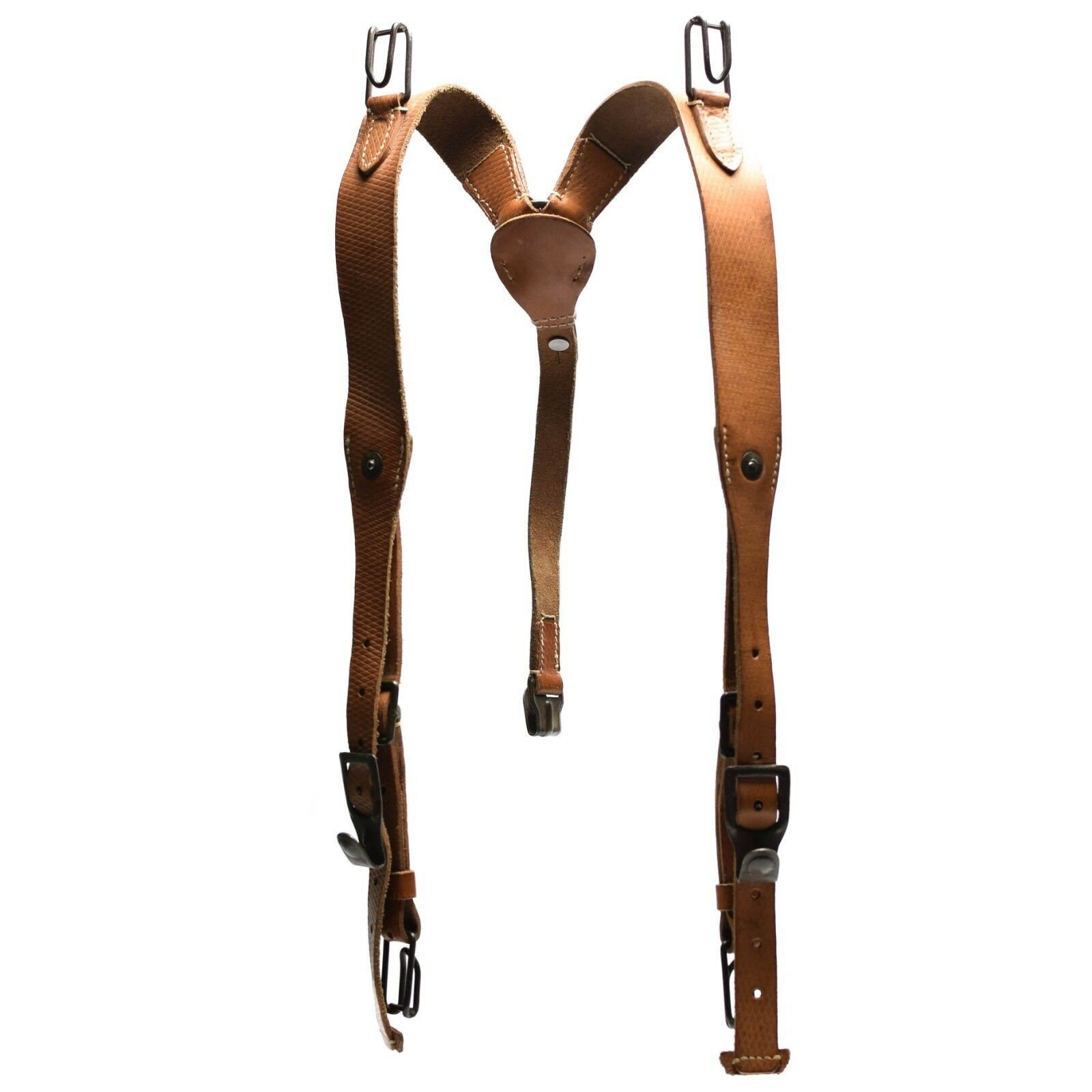 Original Ejército Checo Tirantes cuero de correa en Y - Etsy España