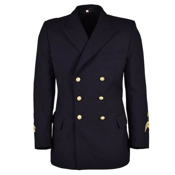 Original German Army Marines Dress Jacket Black Navy Formal Uniform Military Etsy Canada