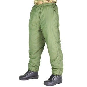Britische Armee Wendehose Thermo Grün Khaki Kaltwetter Hose